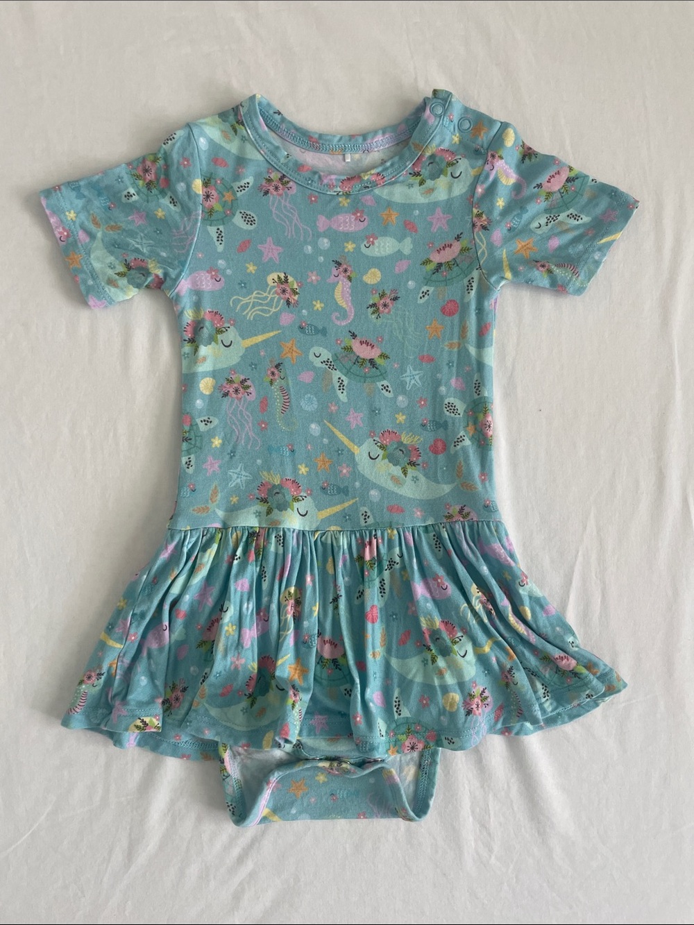 Posh Peanut Cady Collection Twirl Bodysuit 12-18M (NWOT)